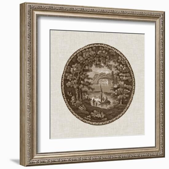 Sepia Transferware IV-Vision Studio-Framed Art Print