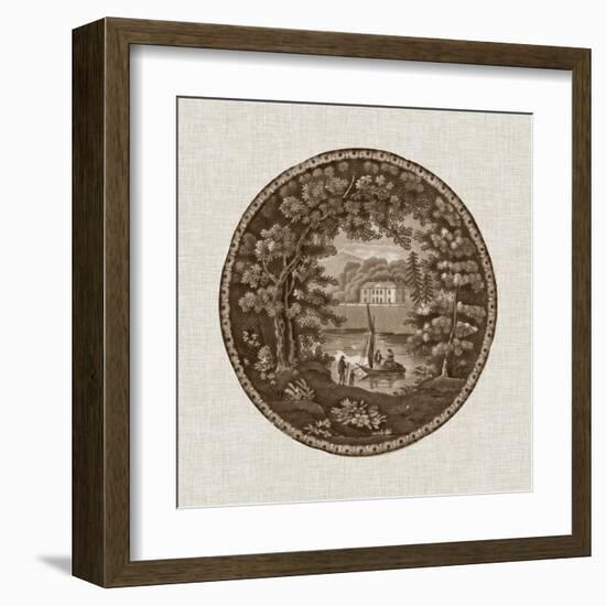 Sepia Transferware IV-Vision Studio-Framed Art Print