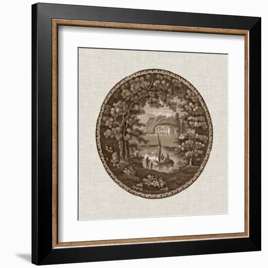 Sepia Transferware IV-Vision Studio-Framed Art Print