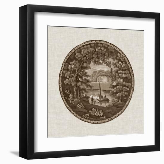 Sepia Transferware IV-Vision Studio-Framed Art Print