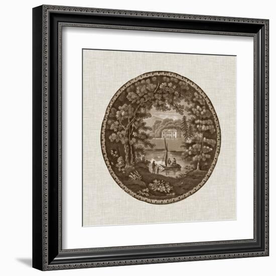 Sepia Transferware IV-Vision Studio-Framed Art Print