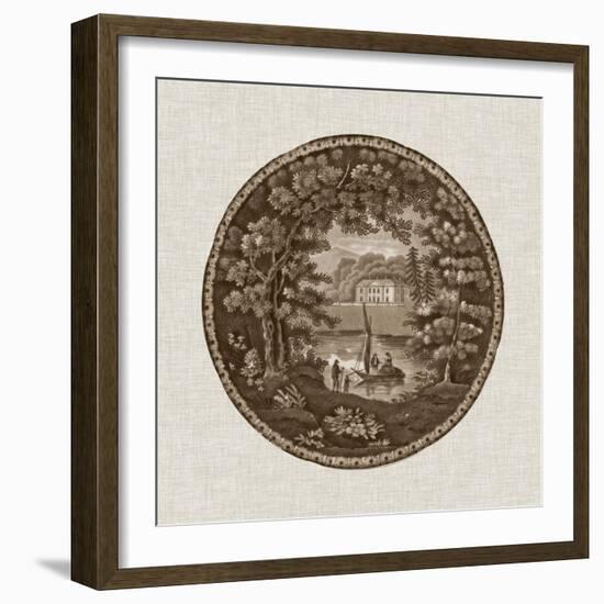 Sepia Transferware IV-Vision Studio-Framed Art Print