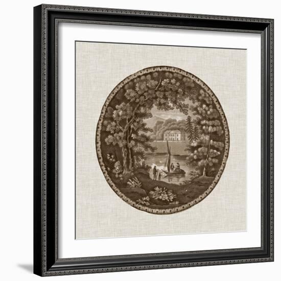 Sepia Transferware IV-Vision Studio-Framed Art Print