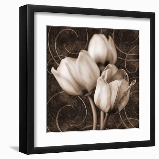 Sepia Tulip I-Christine Zalewski-Framed Art Print