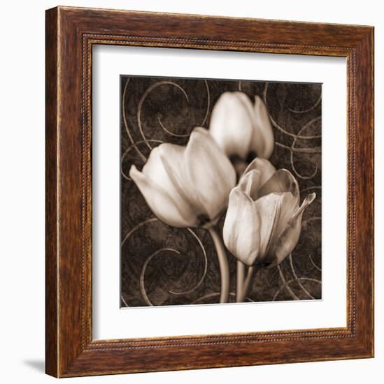 Sepia Tulip I-Christine Zalewski-Framed Art Print