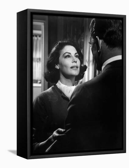Sept jours en mai SEVEN DAYS IN MAY by JohnFrankenheimer with Ava Gardner and Kirk Douglas, 1964 (b-null-Framed Stretched Canvas