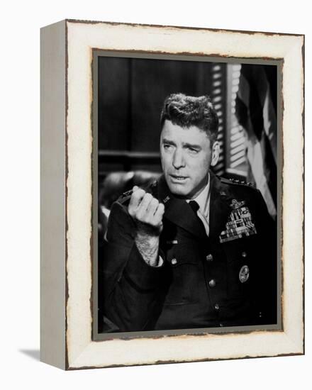 Sept jours en mai SEVEN DAYS IN MAY by JohnFrankenheimer with Burt Lancaster, 1964 (b/w photo)-null-Framed Stretched Canvas