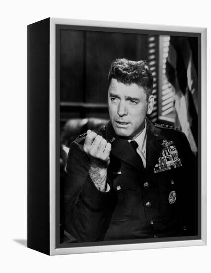 Sept jours en mai SEVEN DAYS IN MAY by JohnFrankenheimer with Burt Lancaster, 1964 (b/w photo)-null-Framed Stretched Canvas