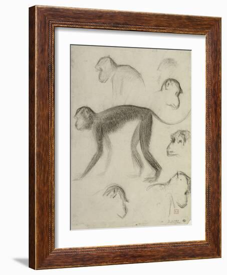 Sept singes-Georges Seurat-Framed Giclee Print