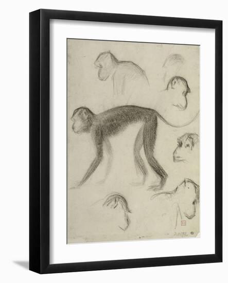 Sept singes-Georges Seurat-Framed Giclee Print