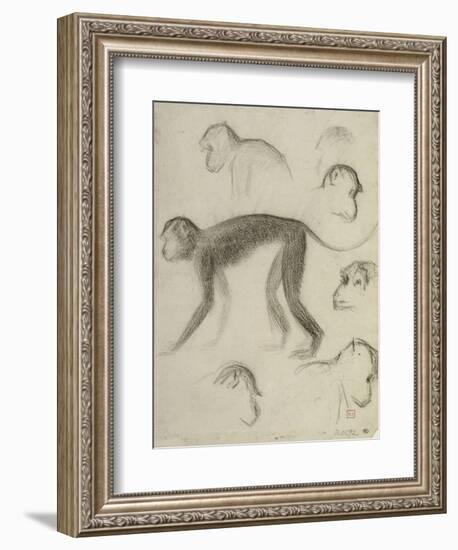 Sept singes-Georges Seurat-Framed Giclee Print