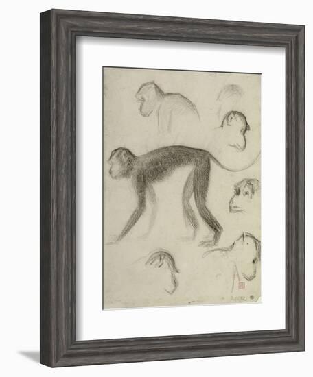 Sept singes-Georges Seurat-Framed Giclee Print