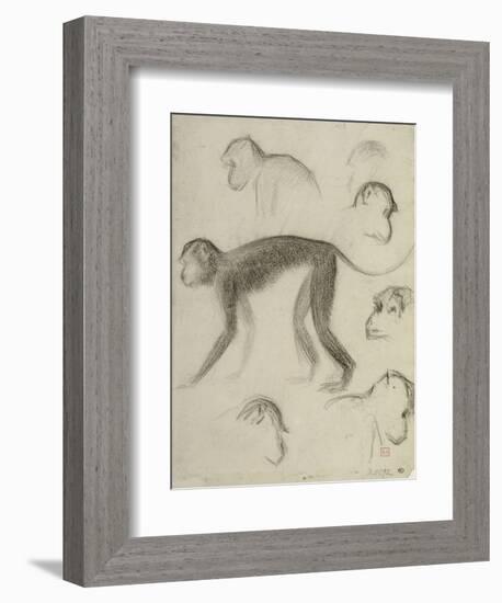 Sept singes-Georges Seurat-Framed Giclee Print