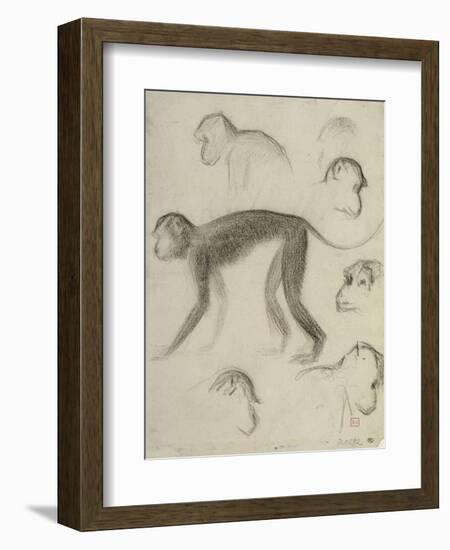 Sept singes-Georges Seurat-Framed Giclee Print