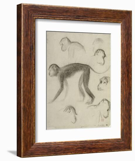 Sept singes-Georges Seurat-Framed Giclee Print