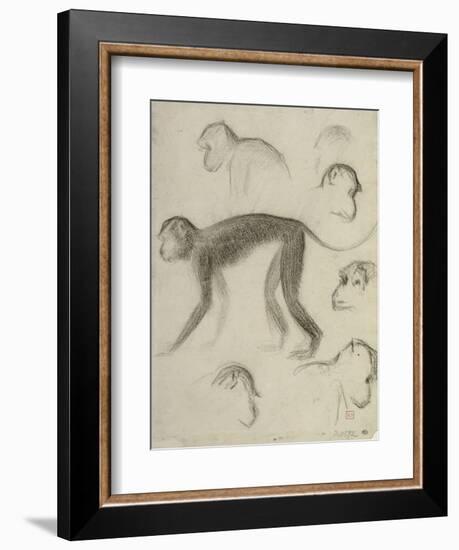 Sept singes-Georges Seurat-Framed Giclee Print