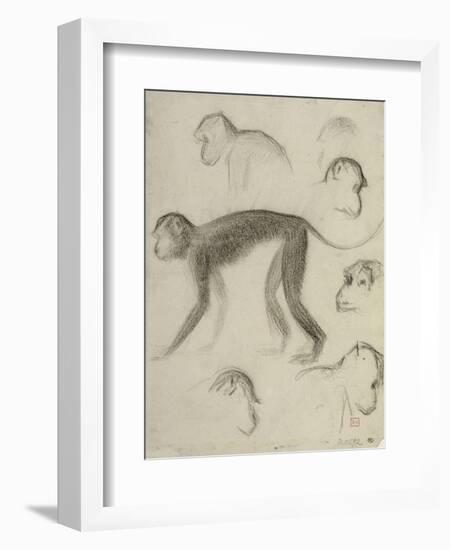 Sept singes-Georges Seurat-Framed Giclee Print