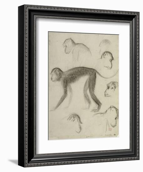 Sept singes-Georges Seurat-Framed Giclee Print