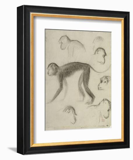 Sept singes-Georges Seurat-Framed Giclee Print
