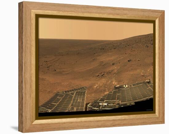 September 1, 2005, Panoramic View of Mars Taken from the Mars Exploration Rover-Stocktrek Images-Framed Premier Image Canvas