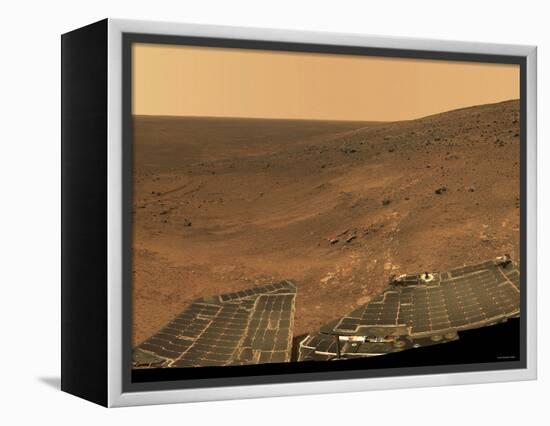 September 1, 2005, Panoramic View of Mars Taken from the Mars Exploration Rover-Stocktrek Images-Framed Premier Image Canvas