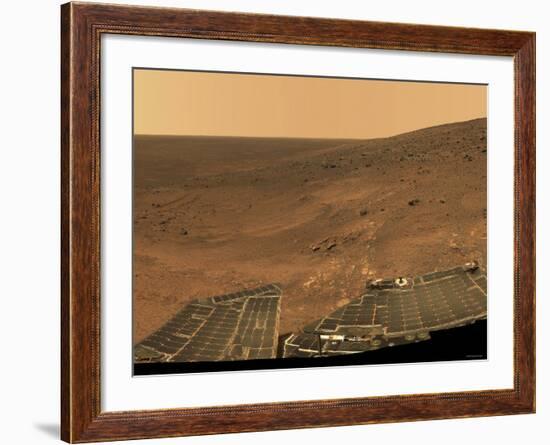 September 1, 2005, Panoramic View of Mars Taken from the Mars Exploration Rover-Stocktrek Images-Framed Photographic Print