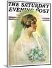 "September Bride," Saturday Evening Post Cover, September 25, 1926-William Haskell Coffin-Mounted Giclee Print