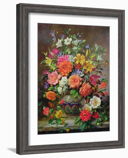 September Flowers, Symbols of Hope and Joy-Albert Williams-Framed Giclee Print