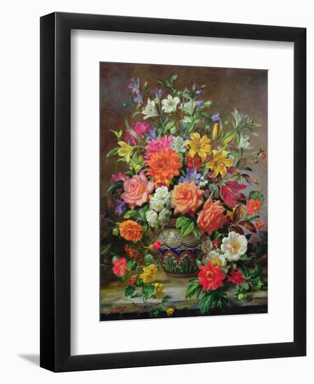 September Flowers, Symbols of Hope and Joy-Albert Williams-Framed Giclee Print