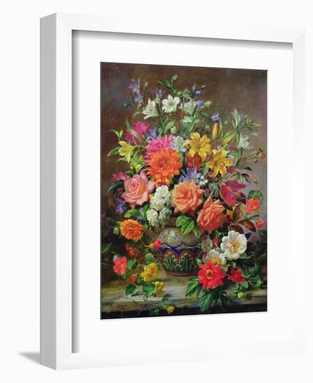 September Flowers, Symbols of Hope and Joy-Albert Williams-Framed Giclee Print
