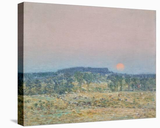 September Moonrise-Frederick Childe Hassam-Framed Stretched Canvas