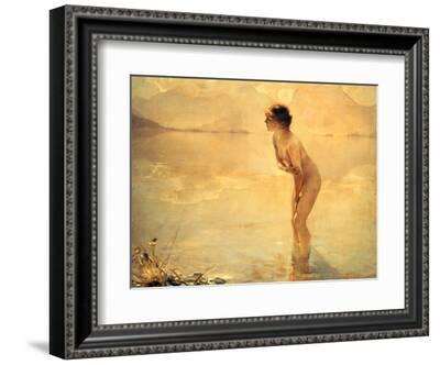Chabas September Morn Nude Painting Wall Art Canvas Print 18X24 In 