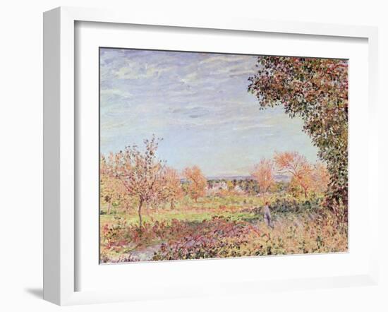 September Morning, circa 1887-Alfred Sisley-Framed Giclee Print