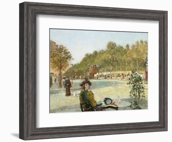 September Sunlight, Paris-Childe Hassam-Framed Giclee Print