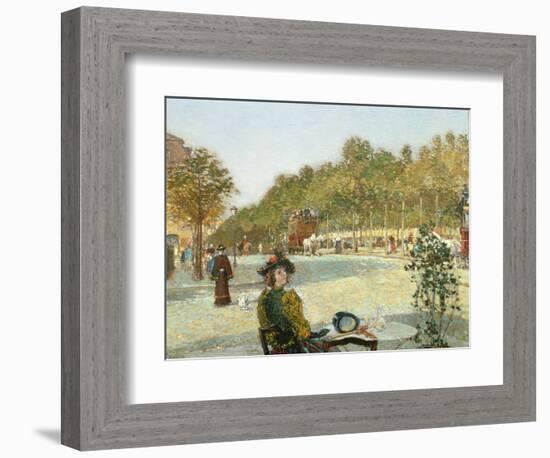 September Sunlight, Paris-Childe Hassam-Framed Giclee Print