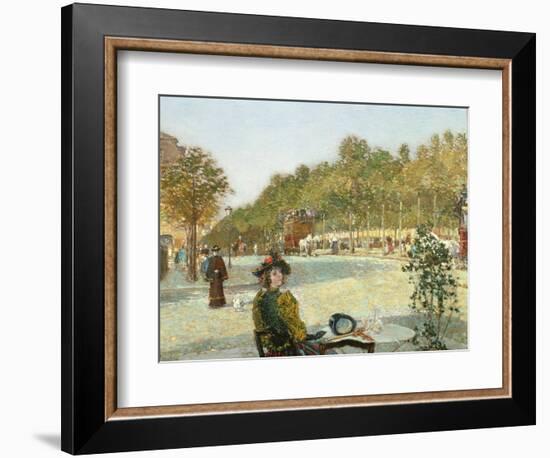 September Sunlight, Paris-Childe Hassam-Framed Giclee Print