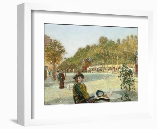 September Sunlight, Paris-Childe Hassam-Framed Giclee Print