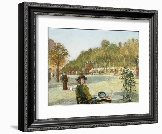 September Sunlight, Paris-Childe Hassam-Framed Giclee Print