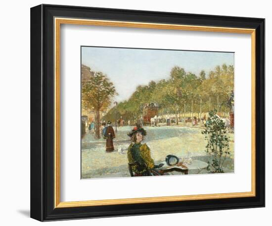 September Sunlight, Paris-Childe Hassam-Framed Giclee Print