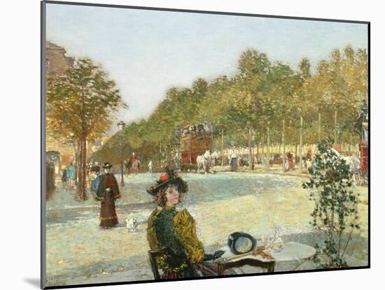 September Sunlight, Paris-Childe Hassam-Mounted Giclee Print