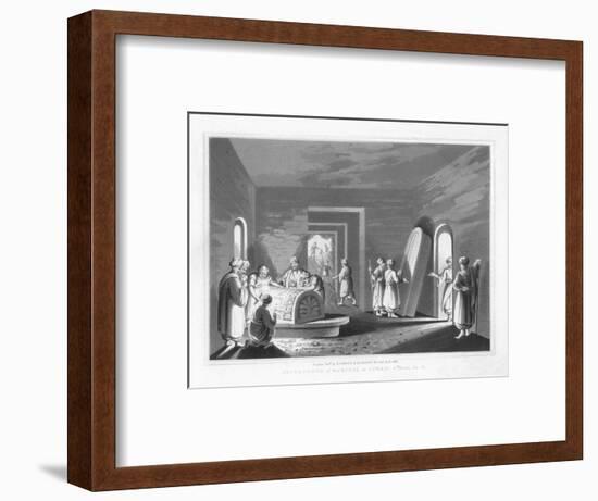 'Sepulchers of the Kings of Judah. 2 Chronicles, 32.33', 1830-J Clarke-Framed Giclee Print