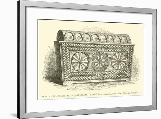 Sepulchral Chest from Jerusalem-null-Framed Giclee Print