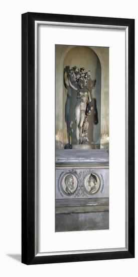 Sepulchre of Cincinnato Baruzzi and His Consort, Catacombs Room, Certosa Cemetery, Bologna, Italy-null-Framed Giclee Print