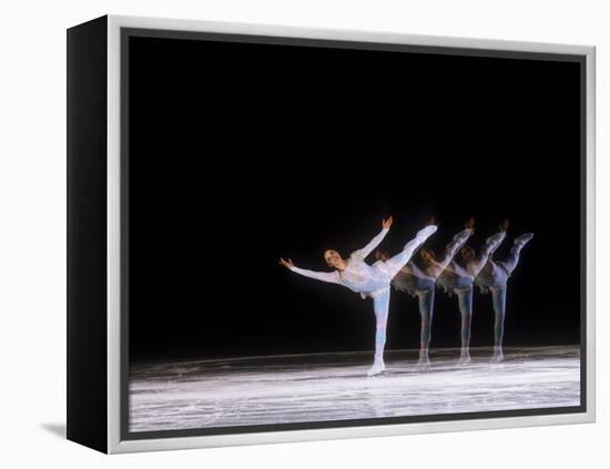 Sequence of Female Figure Skater in Action-null-Framed Premier Image Canvas