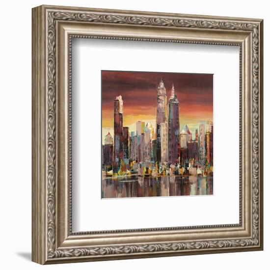 Sera su New York (detail)-Luigi Florio-Framed Giclee Print