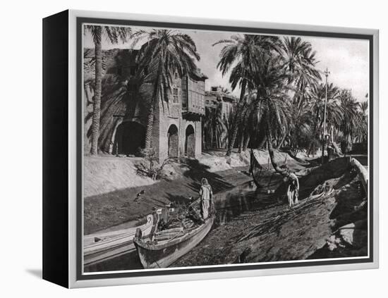 Serai Creek, Basra, Iraq, 1925-A Kerim-Framed Premier Image Canvas