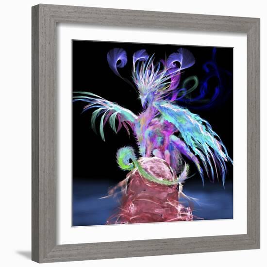 Seraphim Dragon-Stephanie Analah-Framed Giclee Print