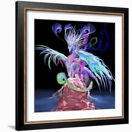 Seraphim Dragon-Stephanie Analah-Framed Giclee Print