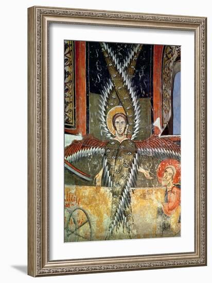 Seraphim Purifying the Lips of Isaiah, Catalan School--Framed Giclee Print