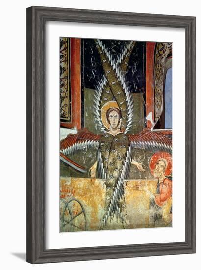 Seraphim Purifying the Lips of Isaiah, Catalan School--Framed Giclee Print